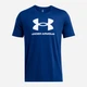 Футболка мужская Under Armour Ua Sportstyle Logo Update Ss 1382911-432 L Синяя (197777417367) - изображение 3