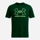 Футболка мужская Under Armour Ua Gl Foundation Update Ss 1382915-302 L Зеленая (197777432452) - изображение 3