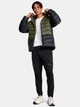 Пуховик зимний короткий мужской Under Armour Legend Down Hooded Jacket 1385837-390 XL Оливковый (196886533265) - изображение 3