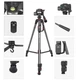 Штатив трипод професійний для камери смартфона відеокамери NeePho Tripod NP-8830 155 см Black/Чорний - зображення 7