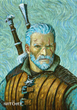 Пазл GOOD LOOT Game Art Chronicles The Witcher Geralt & Vincent van Gogh 1000 елементів (5908305247548) - зображення 9