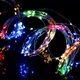 Гірлянда роса Кінський хвіст, 20 ниток по 2м, 400 LED, від USB і мережі 220В, статичний режим, IP44, Мультиколор - зображення 6