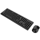 Комплект беспроводной клавиатура с мышью 198I CMK-326 Black (3_04408) - изображение 2