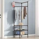 Угловая вешалка для одежды RIAS Corner Coat Rack 180х45х45см Black (3_04420) - изображение 3