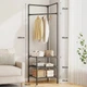 Угловая вешалка для одежды RIAS Corner Coat Rack 180х45х45см Black (3_04420) - изображение 4