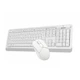 Комплект (клавиатура, мышь) беспроводной A4Tech FG1012 White USB - изображение 4