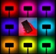 Светодиодная мини лампа для фото- и видеосъемки BTFOOR с RGB-подсветкой + штатив, студийный свет, черная "G" (78804260) - изображение 2