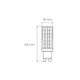 Лампа капсульна EUROLAMP LED G9 6W 3000K 220V (LED-G9-0630(220)) - зображення 3