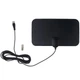 Комнатная цифровая телевизионная антенна Nik TY13-Mini HD DVB T2 портативный дизайн, Черный - изображение 1