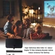Комнатная цифровая телевизионная антенна Nik TY13-Mini HD DVB T2 портативный дизайн, Черный - изображение 6