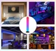 Светодиодный настольный светильник-лампа RGB для световой музыки с пультом управления, Черный - изображение 3
