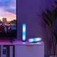 Светодиодный настольный светильник-лампа RGB для световой музыки с пультом управления, Черный - изображение 6