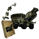 Пазл дерев'яний HIMARS, А5, Картонна коробка 35 елементів - изображение 1