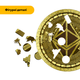Пазл дерев'яний Етеріум Ethereum, А5, Дерев'яна коробка 35 елементів - зображення 3