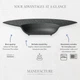 Набір із 2 блюдець Villeroy & Boch Manufacture Rock 12 см (1042391430) - зображення 7