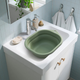 Тазик складаний для прання IKEA Pepprig 705.729.63 15х42х35 см 10л Зелений - зображення 5