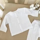 Костюм для крещения "Вдохновение-2" мальчик интерлок рост 62 см (1 – 3 месяца) Betis Белый - изображение 4