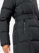 Пуховик зимовий довгий жіночий Jack Wolfskin Frozen Lake Coat W 1206132_6000 XL Чорний (4064993904093) - зображення 6