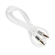 Кабель силиконовый НОСО UPA22 3.5 mm - 3.5 mm Silicone AUX adapter 1 метр белый - изображение 3