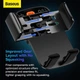 Автотримач для телефону Baseus Easy Control Clamp Car Mount Holder на торпедо та в повітропровід Сірий - зображення 7