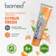 Зубная паста BioMed Citrus Fresh Антибактериальная для свежести дыхания и укрепления эмали 100 г (3800023406837) - изображение 7