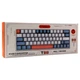 Беспроводная игровая механическая клавиатура TWolf T30 LED Version Blue Switch Бело-Серая - изображение 5
