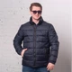 Демисезонная мужская куртка большого размера UF-Fashion АН – 28 64 темно-синий - изображение 1