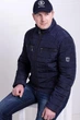 Весняна чоловіча куртка великого розміру UF-Fashion AN-7 52 синій - зображення 3
