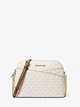 Женская сумка MICHAEL Michael Kors Jet Set Travel Medium Dome Crossbody Bag (35F1GTVC6T) VANILLA - изображение 1