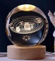 Декоративный 3D ночник хрустальный шар Солнечная система - изображение 3