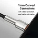 Кабель Baseus Cafule Metal Data Cable USB to Type-C 66W 6A 1м (CAKF000101) Black - изображение 5