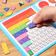 Пособие Fraction Game магнитная книга для детей тренажер по математике в комплекте идет маркер - изображение 6
