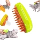 Щетка-расческа с паром для вычесывания шерсти животных Massage comb - изображение 5