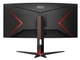 Монітор 34" AOC CU34G2XP/BK Black Red (6967059) - изображение 4