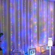 Гирлянда штора "Роса", 3x3м, 300 LED, от USB, 8 режимов + статический, IP44, Мультиколор - изображение 1