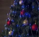 Гірлянда роса Кінський хвіст, 10 ниток по 2м, 200 LED, від мережі 220В, Синій - зображення 3