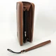 Кошелек кожаный мужской Baellerry leather brown, кошелек мужской для карточек. Цвет: коричневый - изображение 6