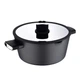 Каструля з кришкою Bergner Ion BG-35802-BK 28 см 6 л чорна - зображення 1