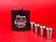 Набор подарочный фляга с рюмками VexShop 7oz подарок мужчине, 4 рюмки и фляга (61145-13) - изображение 3