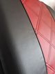 Авточехлы из экокожи RENAULT SANDERO STEPWAY 2007-2012 Pok-ter ELIT Premium с красной вставкой - изображение 2