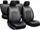 Авточехлы из экокожи Mercedes W124 E КЛАС 1984-1997 Pok-ter Desing Leather с серой вставкой - изображение 1