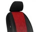 Чехлы на передние сиденья для RENAULT SANDERO 2012-2020 Pok-ter экокожа Elit Красный - изображение 3