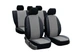 Авточехлы из экокожи RENAULT SANDERO 2007-2012 Pok-ter PERLINE с серой вставкой - изображение 1