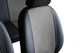 Авточехлы из экокожи RENAULT SANDERO 2007-2012 Pok-ter PERLINE с серой вставкой - изображение 4