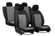 Авточохли з екошкіри RENAULT SANDERO 2007-2012 Pok-ter Road з сірою вставкою - зображення 1