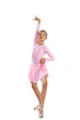 Платье для бальных танцев Dance & Sport N97 бифлекс L/122-128 Розовый - изображение 1