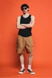 Шорти карго з рипстопу Pull & Bear L кемел 3690/517/707 - изображение 8
