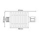 Атенюатор 30 Вт 20 дБ 4ГГц N-type male / N-type female RF Attenuator - зображення 4