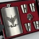 Набор подарочный фляга с рюмками VexShop 9oz подарок мужчине, 4 рюмки и фляга (61006-2) - изображение 1