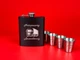 Набор подарочный фляга с рюмками VexShop 7oz подарок мужчине, 4 рюмки и фляга (61145-22) - изображение 3